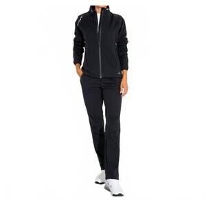 NEW ABACUS SPORTSWEAR US pitch 37.5 rain golf trouser in black